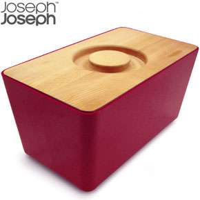 Joseph Joseph Bread Bin Red  
