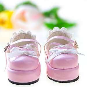  1/6 BJD Doll Shoes Boots Fit Yo SD DOD LUTS   Pink Toys & Games