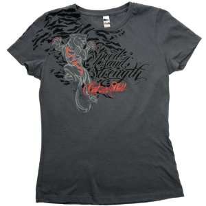 Speed and Strength Cat Outa Hell Womens Short Sleeve 