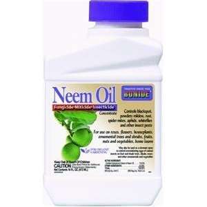 Bonide 024 Neem Oil Concentrate 16 Oz, Fungicide Miticide Insecticide 
