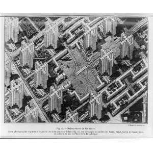  Voisin,High rise Buildings,Geometric Pattern,1955
