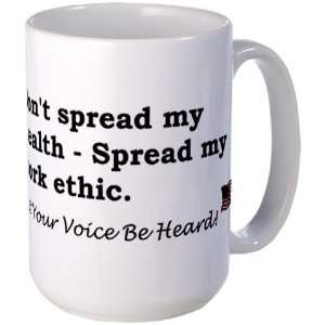  Work Ethic Quotes Large Mug by  
