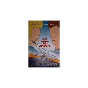  BEAVIS AND BUTTHEAD DO AMERICA Movie Poster