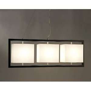 Nova Lighting 11095 Black Cuadro 12 Inch Contemporary / Modern Three 