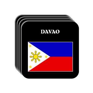  Philippines   DAVAO Set of 4 Mini Mousepad Coasters 