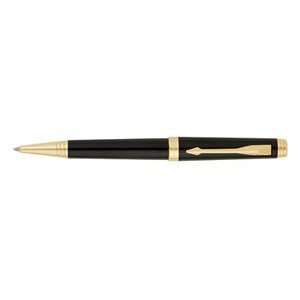  Parker Premier Black Lacquer GT (Gold Trim) Ballpoint Pen 