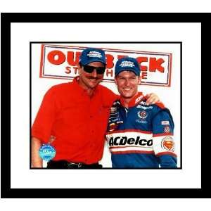   Earnhardt Sr & Dale Earnhardt Jr Framed Photo   NASCAR Father & Son