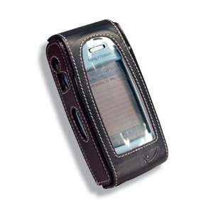  Covertec Leather Case for Sony Ericsson P800   Black 