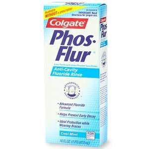  Phos Flur Oral Rinse 16oz   MINT Phos Flur Health 