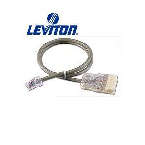 Leviton 5G34B 10S GigaMax 5E 110 To T568B Patch Cord, 10 