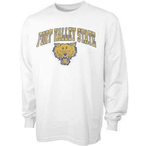 NCAA Fort Valley State Wildcats White Bare Essentials Long 