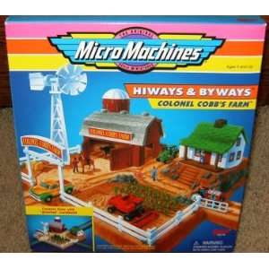 Micro Machines Colonel Cobbs Farm Hiways & Byways Playset 