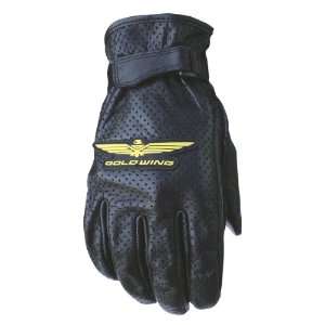   Gap Mens Perforated Leather Motorcycle Gloves Black Small S 0876 1012