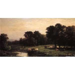  Bucolic Landscape with Cows