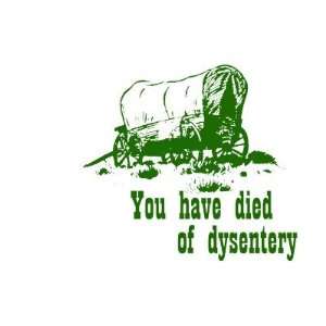  You have died of dysentery Oregon Trail Coffee Mugs