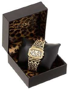  Guess Womens Tiger Chain Bracelet Watch #U12511L1 