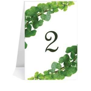   Table Number Cards   Green With Envy #1 Thru #29