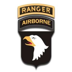  United States Army 101st Airborne Ranger Tab Decal Sticker 