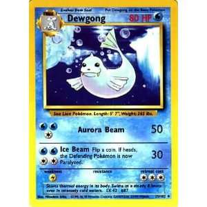  Dewgong 25/102 Base Set Uncommon Toys & Games