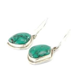  Silver loops Hatari turquoise. Jewelry