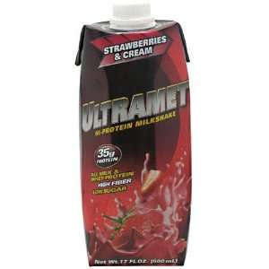   Nutrition Ultramet RTD, Strawberries & Cream, 12   17 fl oz Health