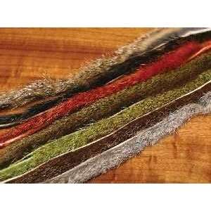  Fly Tying Material   Squirrel Strips 3/32   gray natural 