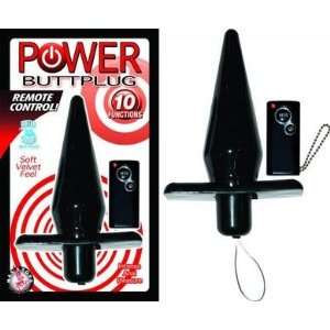  Nasstoys System Jo Power Butt Plug Remote Control Black 
