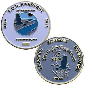  F.O.R. Riverfest 2010 Challenge Coin 