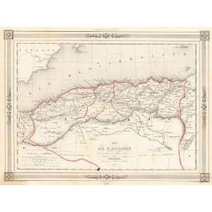  Charle 1846 Antique Map of Algeria
