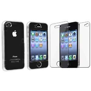  Clear Hard Case Cover for Apple® iPhone® OS 4 G 4G 4th 