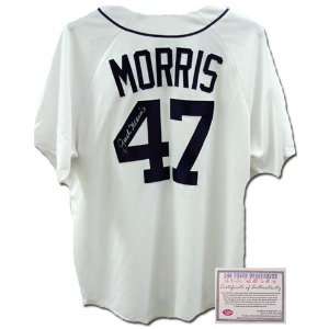 Jack Morris Detriot Tigers Hand Signed Authentic Style Home White 
