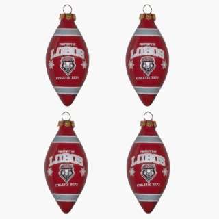  Collectible Wear 110127 4 Pk Ornaments  New Mexico Sports 