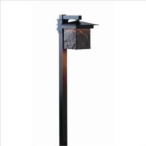   Outdoor Post Lantern Finish Opaque Dark Smoke, Shade Color Iron Ore