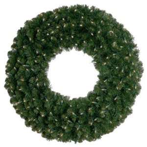   Christmas Wreath   Deluxe Oregon Fir   Pre Lit LED Mini Christmas