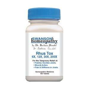  Rhus Tox 6X, 12X, 30X, 200X 100 Tabs by Swanson Homeopathy 