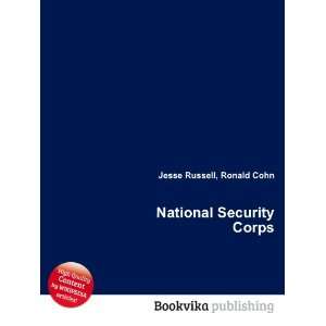  National Security Corps Ronald Cohn Jesse Russell Books