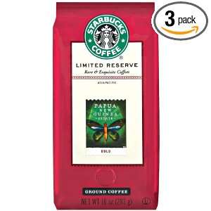Starbucks Limited Reserve Asia Pacific Coffee, Ground, 10 Ounce Bags 