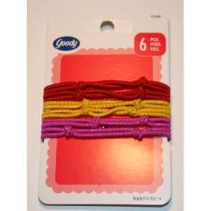 Goody Hairhints Knotted Ponytail Holder   Assorted Colors 6 pk #15340