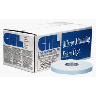  CRL 1/16 x 3/4 White All Purpose Foam Mounting Tape 