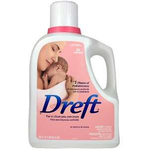  Dreft Liquid Detergent, 64 Load Bottle (Pack of 2) Health 