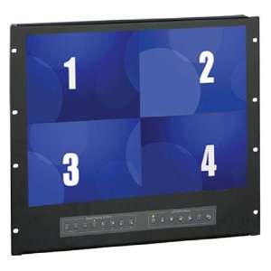  10U, 20 rackmount LCD surveillance monitor Electronics