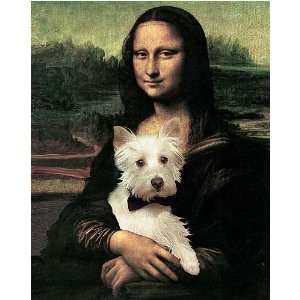 Westie Mona Lisa