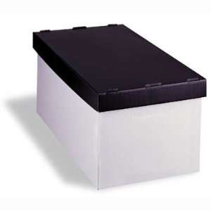 Polypropylene Letter Sized File Storage Box (Single) by Organize It 