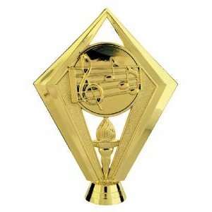  Gold 5 1/2 Music Scene Figure Trophy Toys & Games