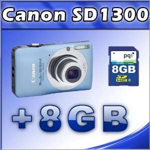  Canon PowerShot SD 1300IS 12.1MP Digital Camera w/ 4x Wide 