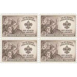   Blocks of 4, MNH Boy Scouts, Issued 1950 and 1960 