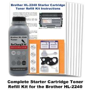  Brother HL 2240 Starter Cartridge Toner Refill Kit Office 