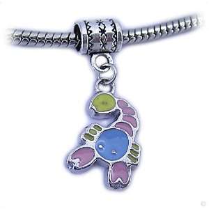 slide on Charm Bead   Zodiac Scorpio   Beads by SL art, Beads bracelet 