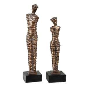  Uttermost 19559 Wrapped Mummies Sculpture S/2 Accessories 