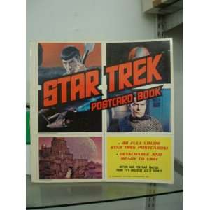  Star Trek rare vintage postcard book1976 